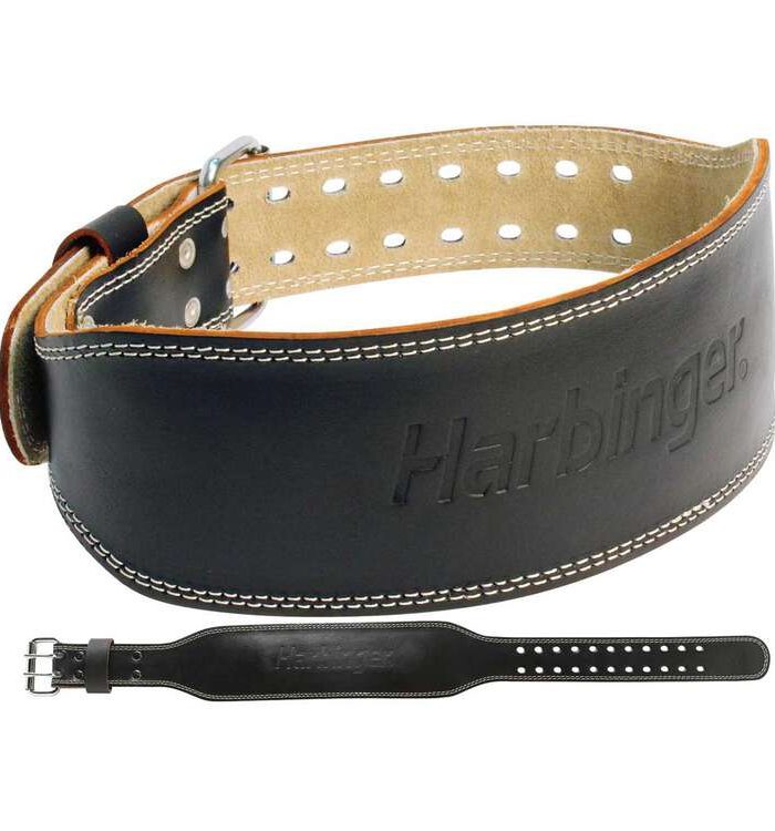 Harbinger 6 inch Leather Weight Lifting Belt