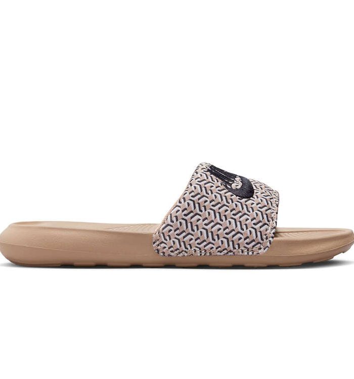 Nike Victori One Womens Slides Brown/Black US 10