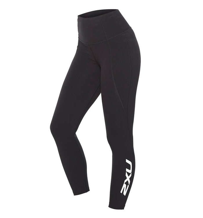2XU Womens Fitness New Heights 7/8 Compression Tights Black XS